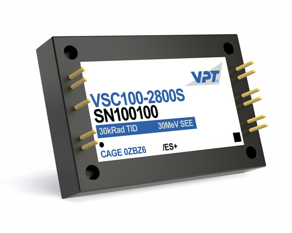 VPT Introduces VSC100-2800S Space COTS DC-DC Converters