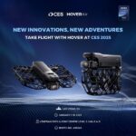 Zero Zero Robotics Introduces Best-Selling HOVERAir X1 Series at CES 2025